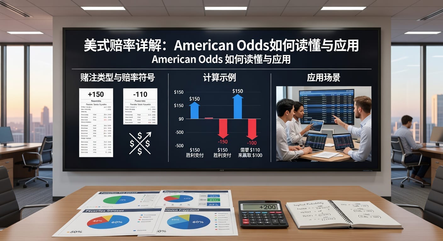 美式赔率 (American Odds) 解读：新手必看，资深玩家进阶指南