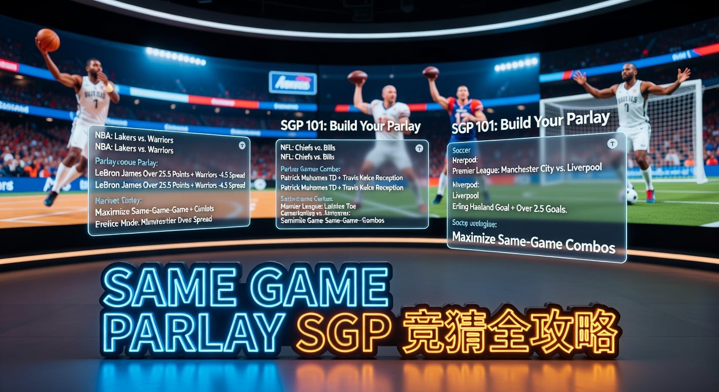 Same Game Parlay (SGP) 深度解析：资深玩家的游戏规则与策略