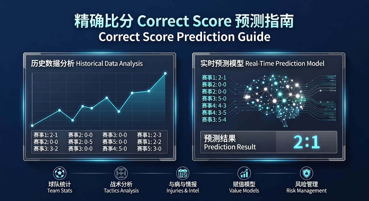 精确比分 correct score：2026年足球波胆投注技巧与判断思路